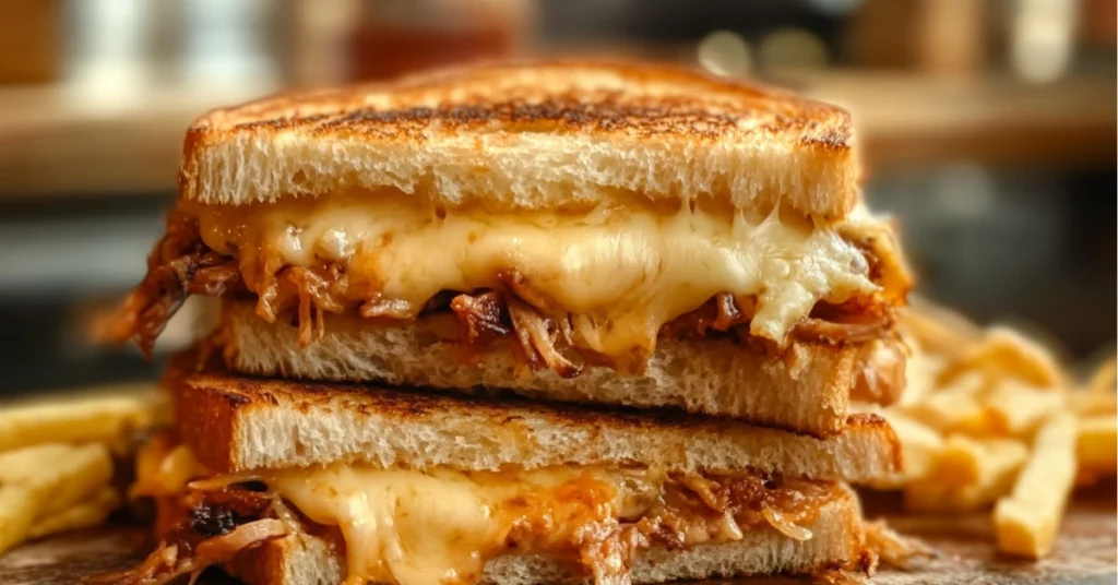 Buffalo Chicken Grilled Cheese recipe