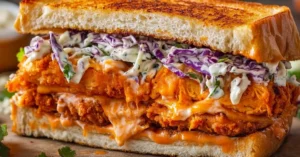 Buffalo Chicken Grilled Cheese recipe