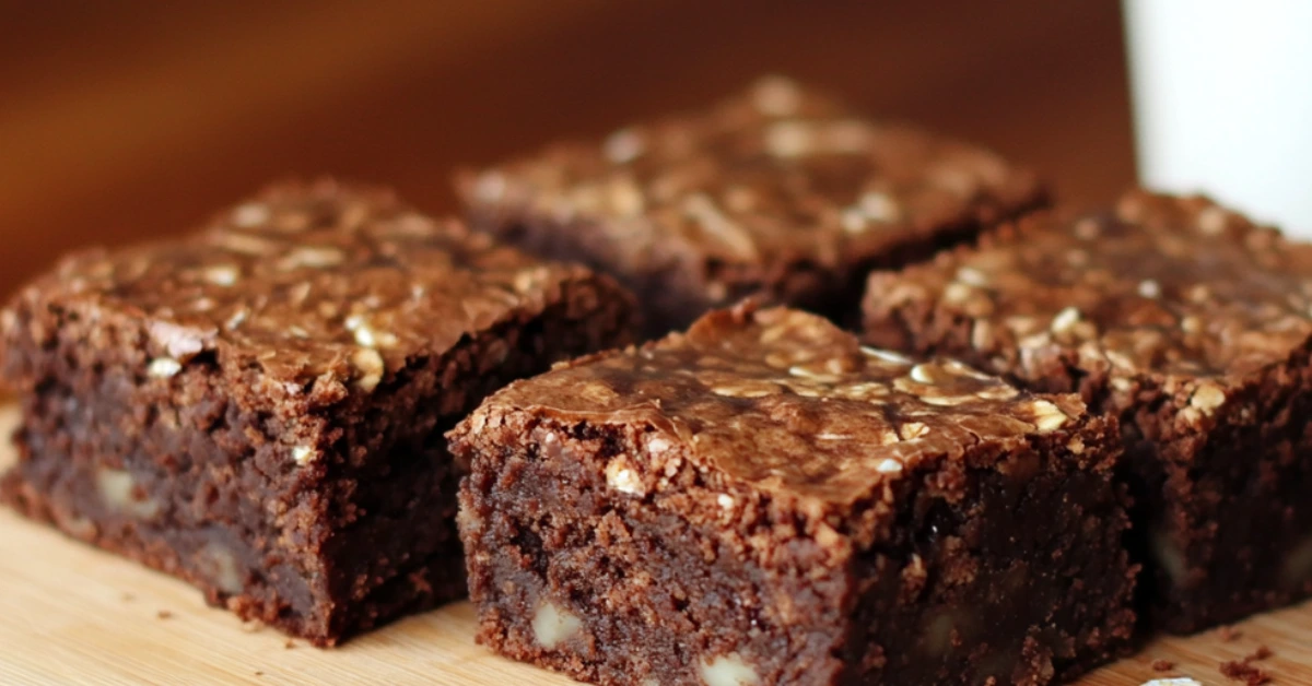 Healthy Oat Brownies recipe